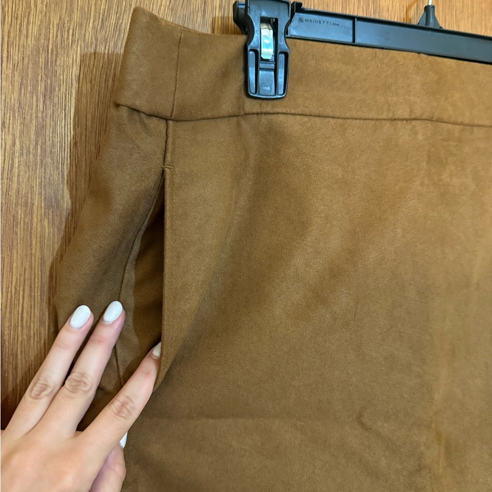 J.Crew Faux Suede Mini Skirt - Picture 5 of 9